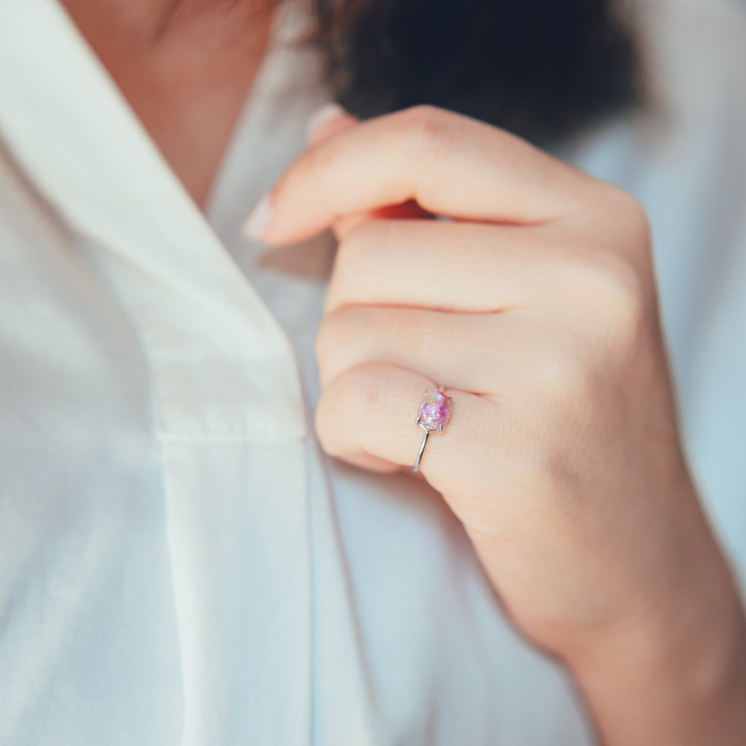 【母乳なし】へその緒オーバルリング