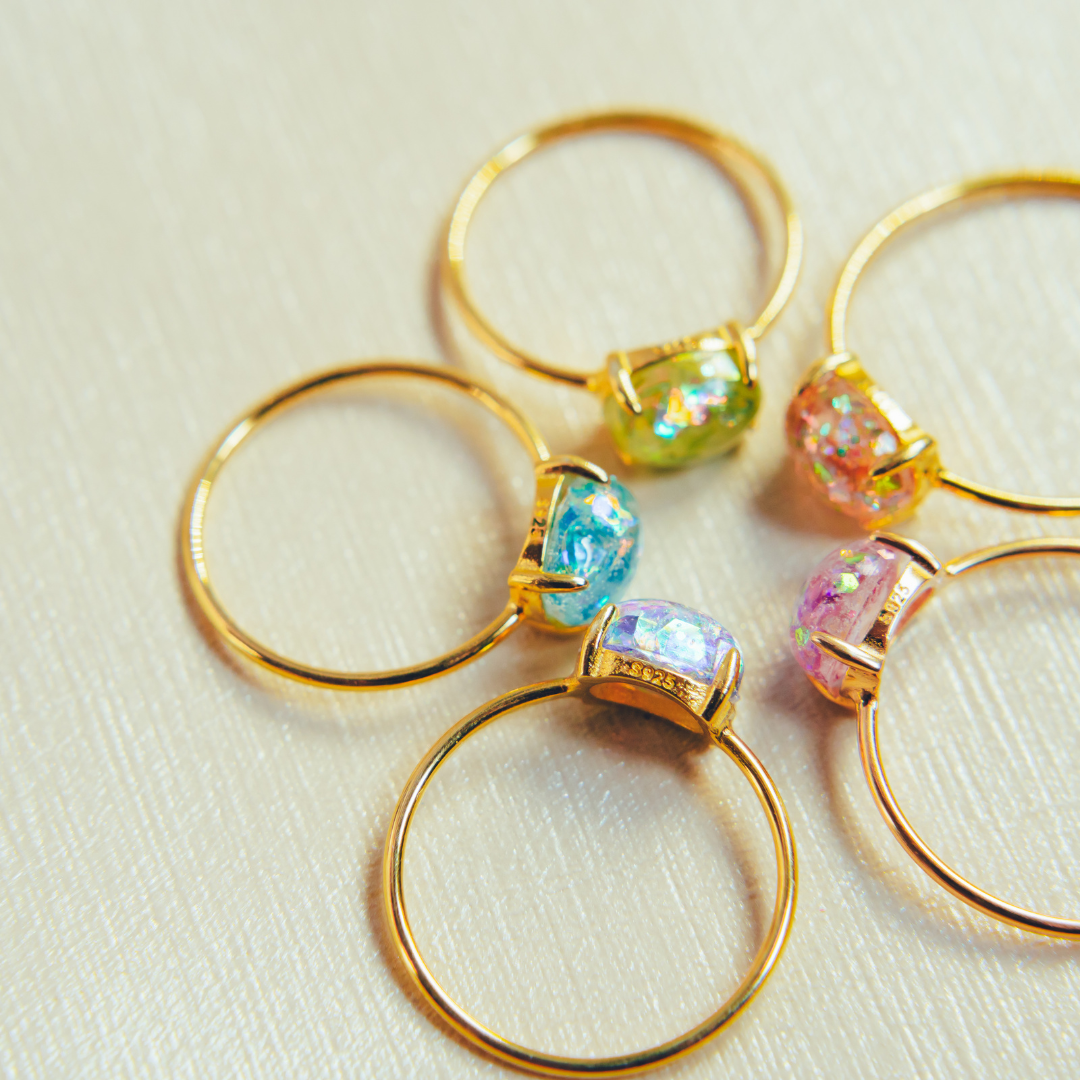 【母乳なし】へその緒オーバルリング