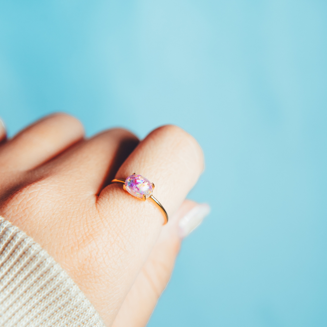 【母乳なし】へその緒オーバルリング