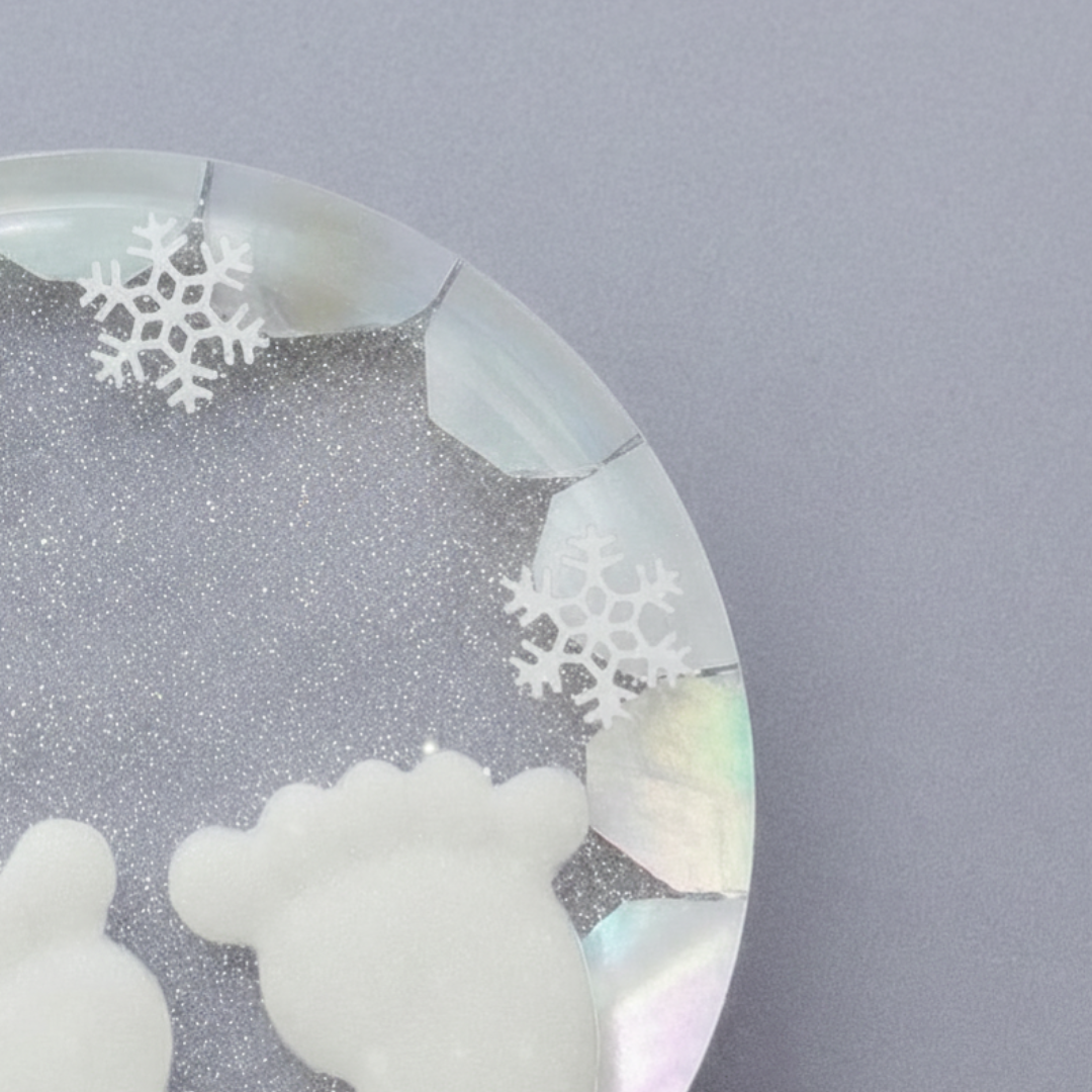 雪の結晶【キーホルダーオプション】