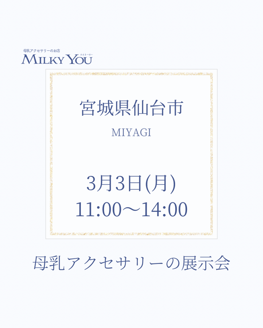 3月3日　宮城県仙台市展示会