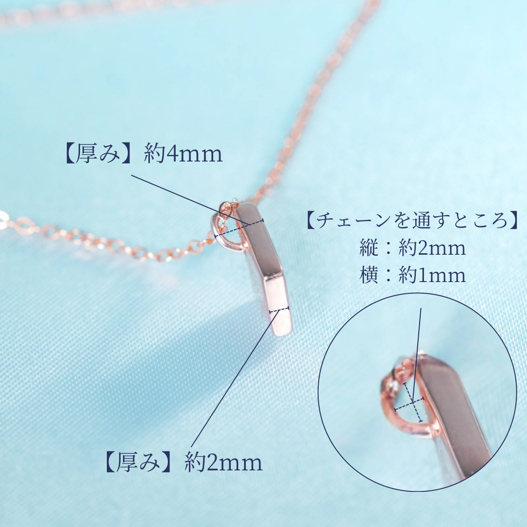 KIZUNAネックレス　ーダイヤ型ネックレスー 【保証対象商品】